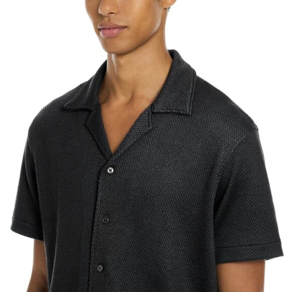 Scotch & Soda Men's Jersey Short Sleeve Shirt, Black, Size S - Picture 4 of 5